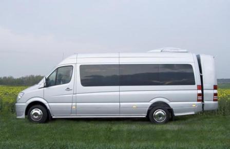 Bus rental Helsinki, Finland Mercedes Benz Sprinter Lux TOP Business class